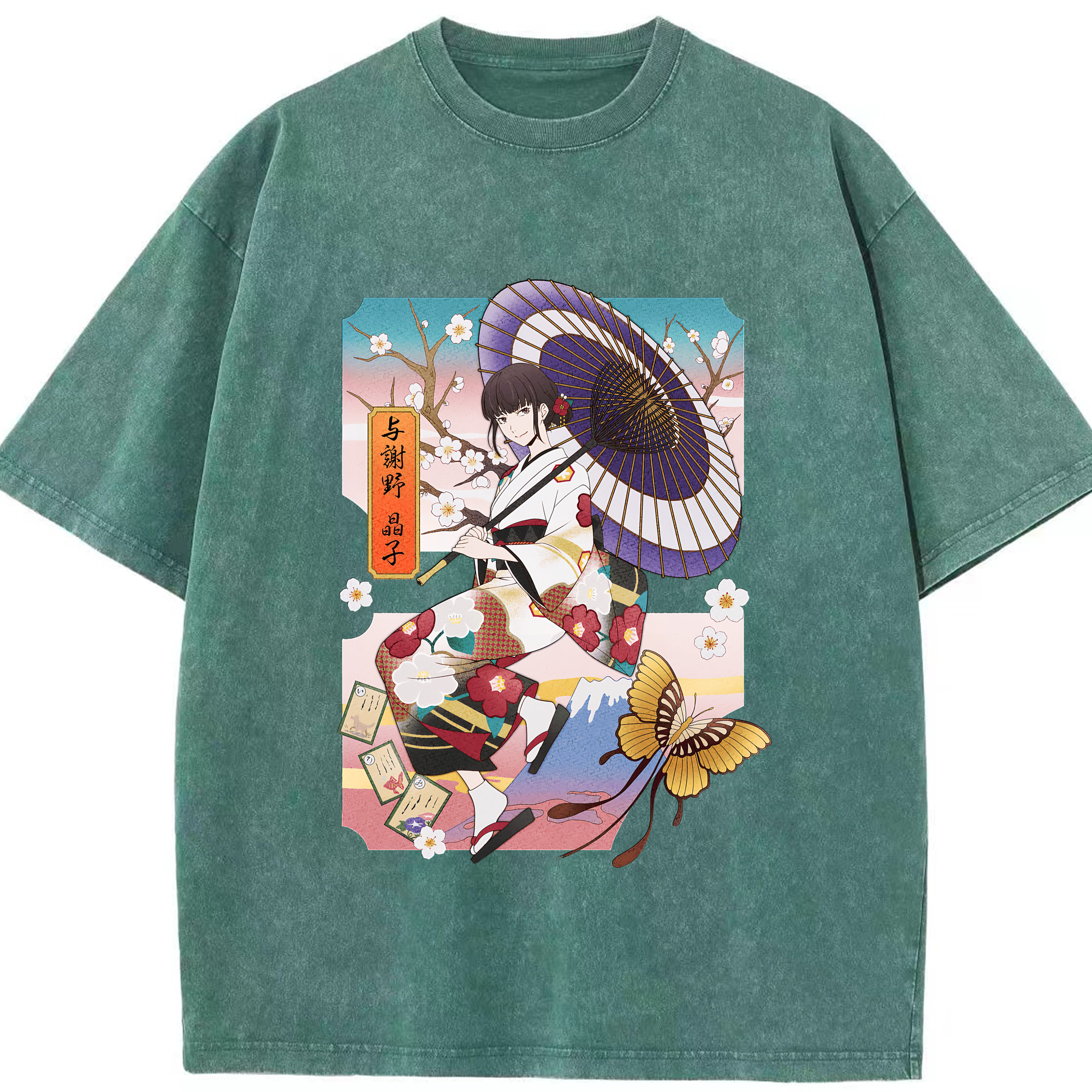（画像用） 文豪ストレイドッグス Bungo Stray Dogs 綿100% ヴィンテージ風 半袖Tシャツ（フロントプリント）